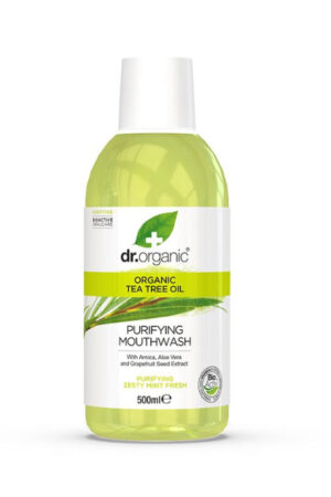 Dr Organic Tea Tree Mouthwash 500ml